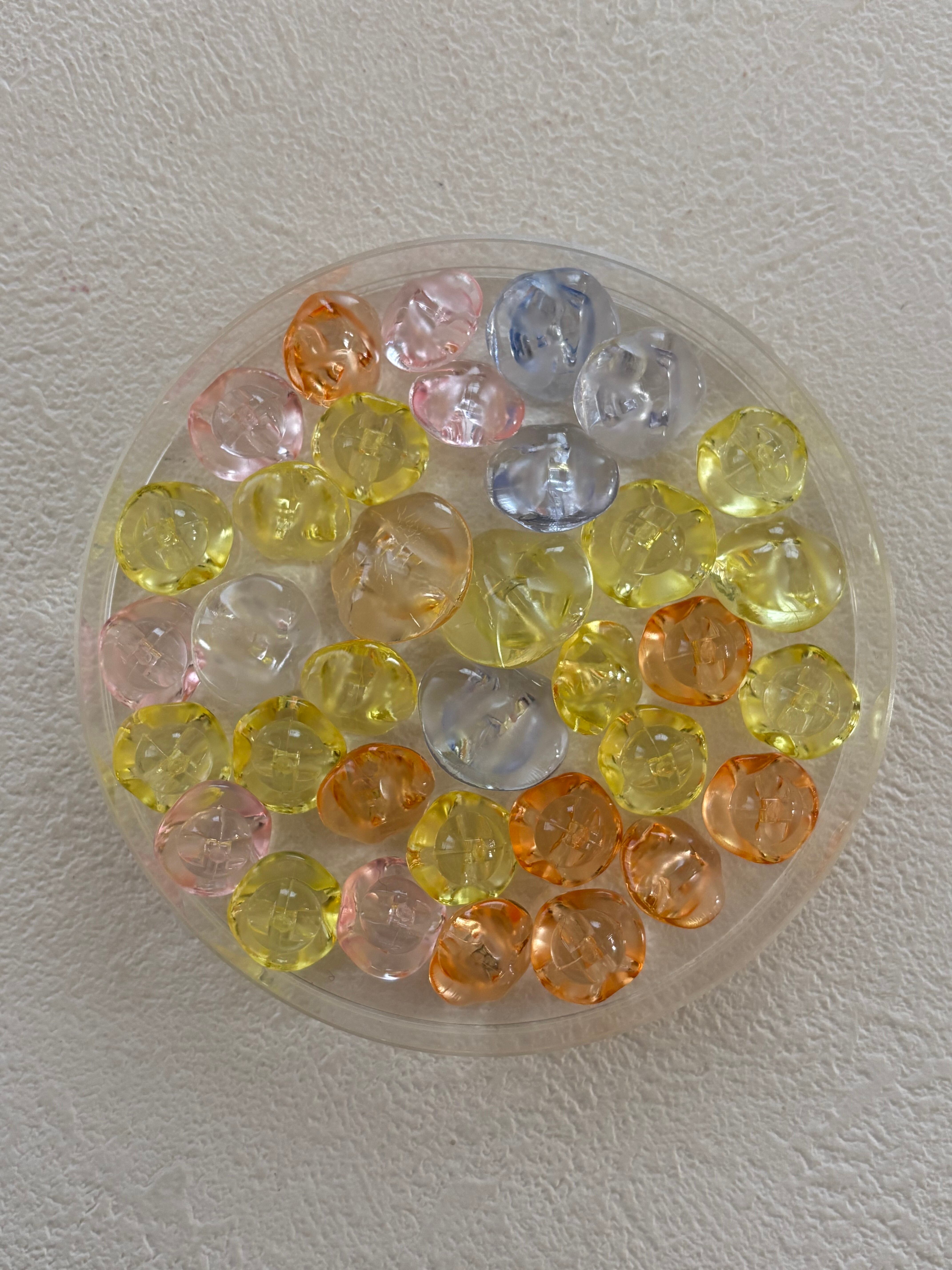 Japanese Vintage ボタン 17×16mm キャンディーボタン レトロボタン 昭和レトロ アクセサリーパーツ デコレーション