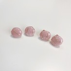 いちごミルク色のキャンディ風ピアス／イヤリング｜ピンク｜サムネイル1