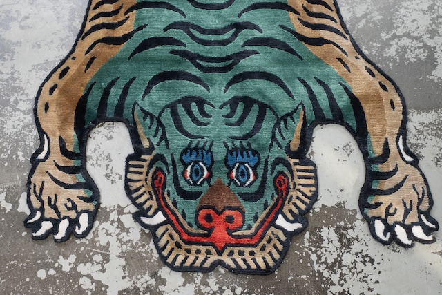 Tibetan Tiger Rug 《Mサイズ•シルク073》チベタンタイガーラグ