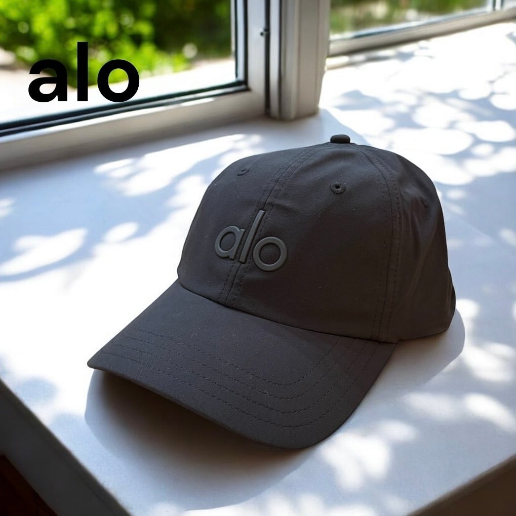 alo】【Performance Off‐ Duty Cap】キャップ ハット ブラック ロゴ