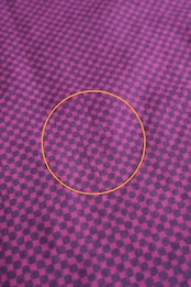 Marimekko smoky purple geometric cotton scarf
