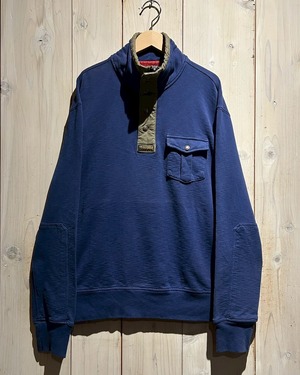 【a.k.a.C.a.k.a vintage】"Polo Ralph Lauren" Half Zip Design Vintage Loose Sweat Shirt