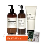【お得な1ヵ月定期便】EPIS ローションセラム、フェイスウォッシュセット(シャントリサシェ付)|オーガニック 化粧水 美容液乳液 高保湿スキンケア 日本製