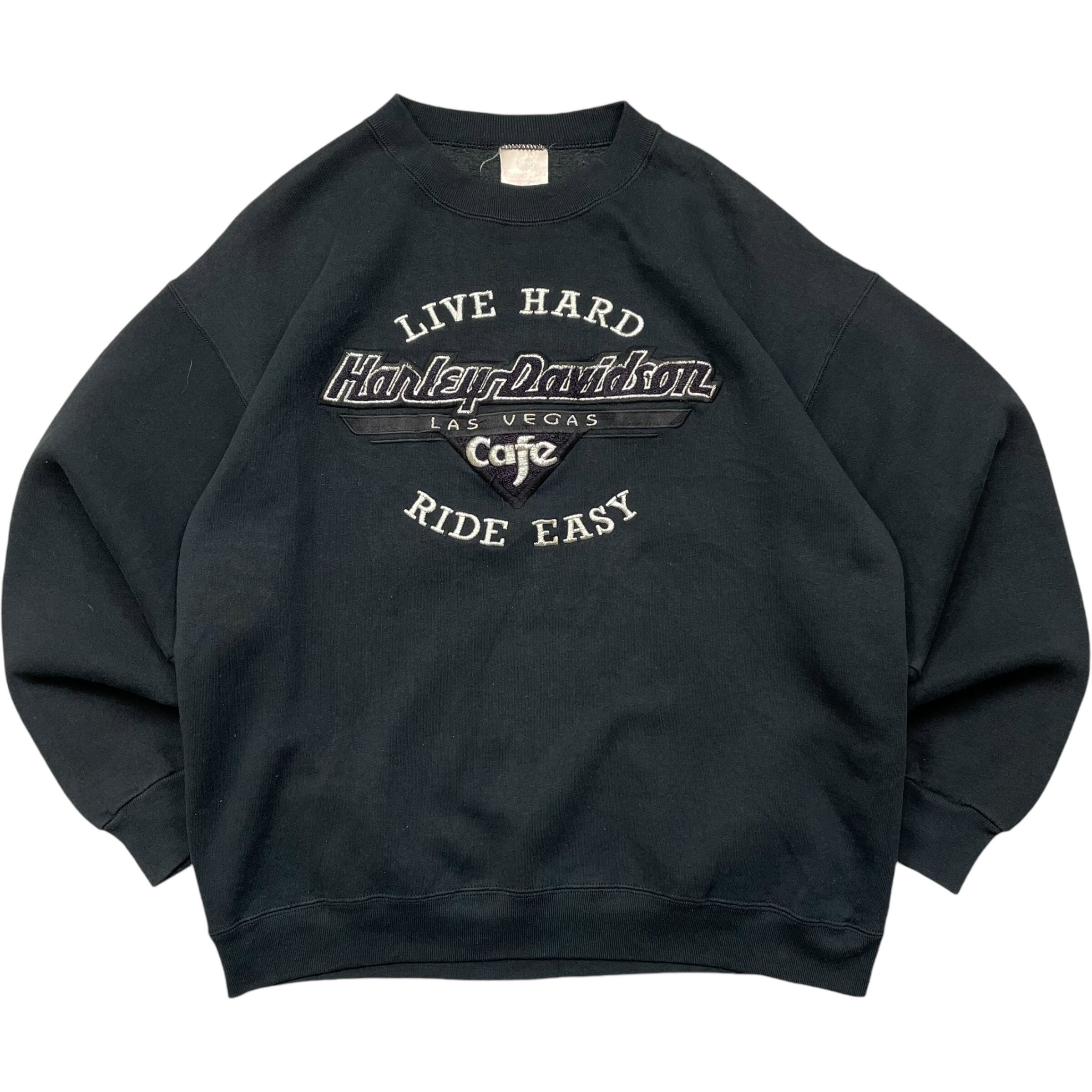 《L》 Harley-Davidson ハーレーダビッドソン スウェット 90年代 vintage USA製 no.4989
