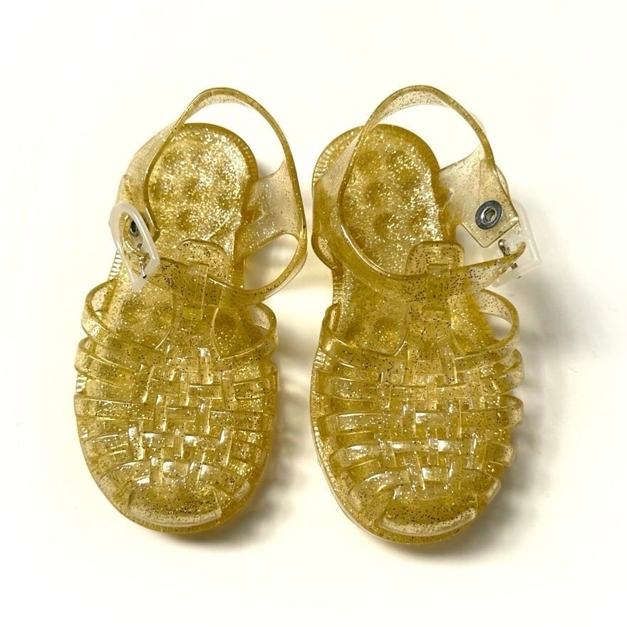 Meduse SUNジェリーサンダル【14.5-15.5cm】Gold Glitter