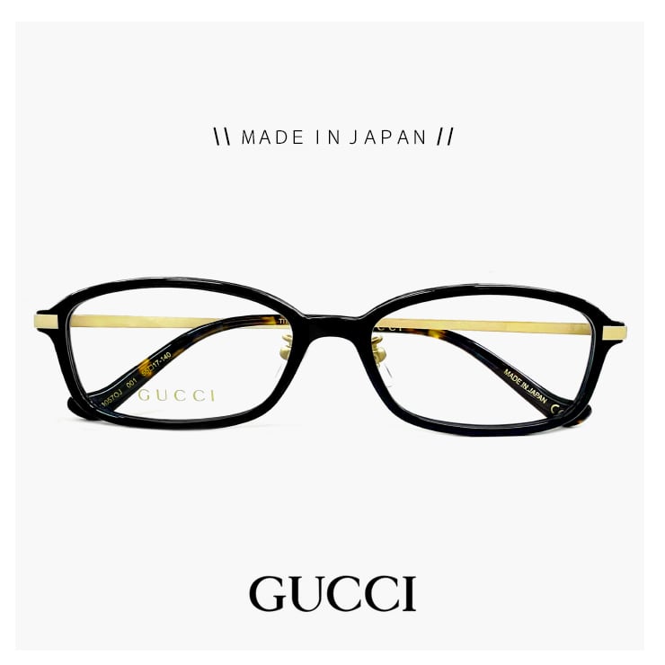 日本製 GUCCI グッチ メガネ gg1057oj 001 ユニセックスモデル 眼鏡