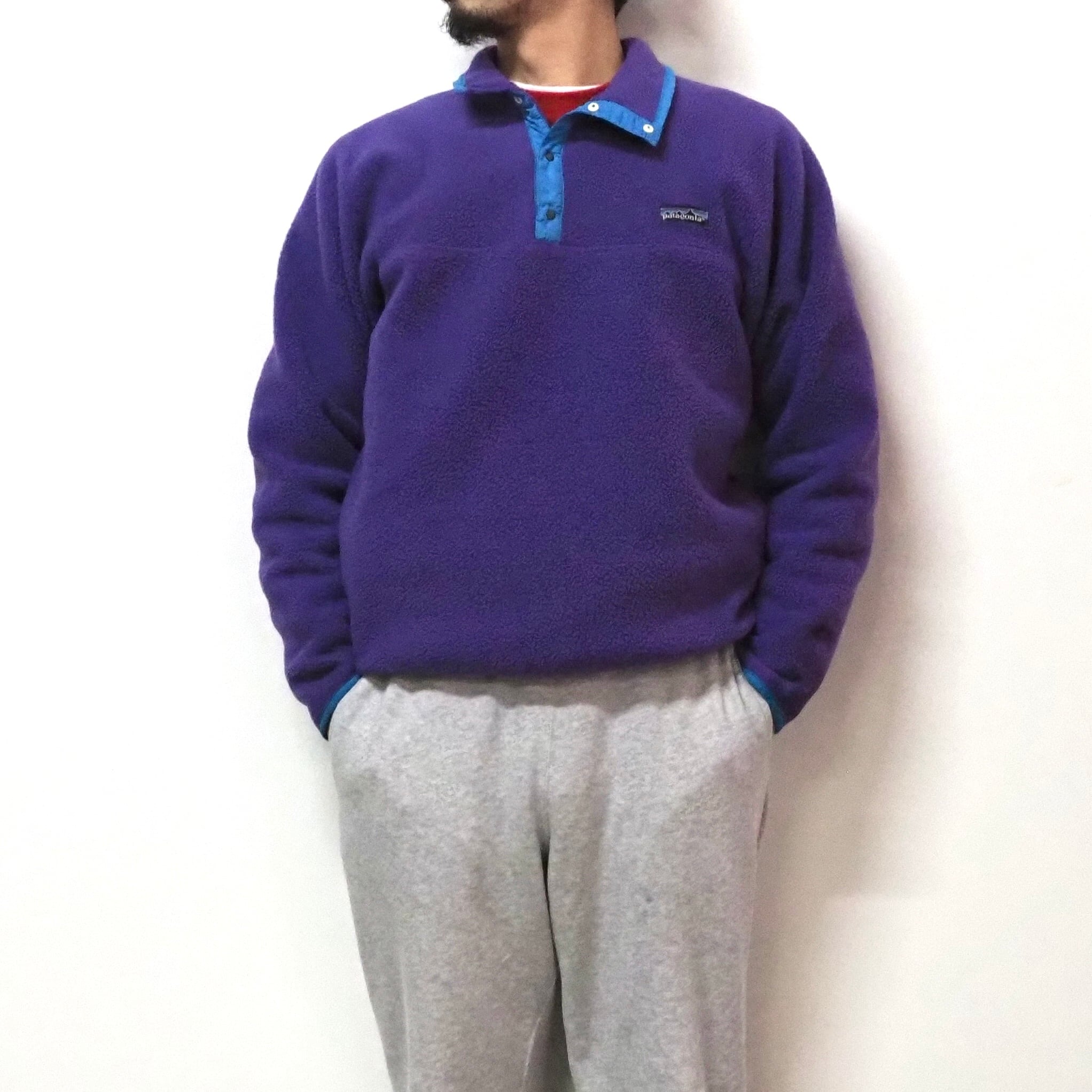 80s Patagonia Snap-T Fleece Jacket M USA製 パタゴニア スナップT