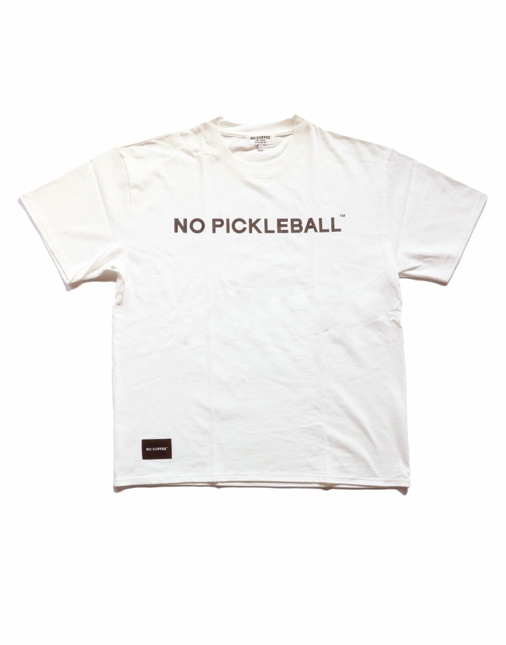 NO PICKLEBALL Tシャツ White ＜NO COFFEE x SANNO SPORTS＞ | SANNO