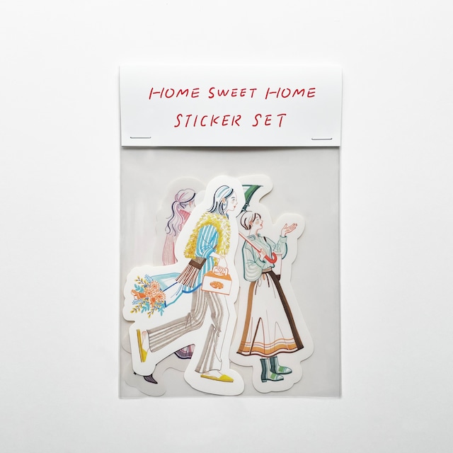 HOME SWEET HOME sticker set (B)