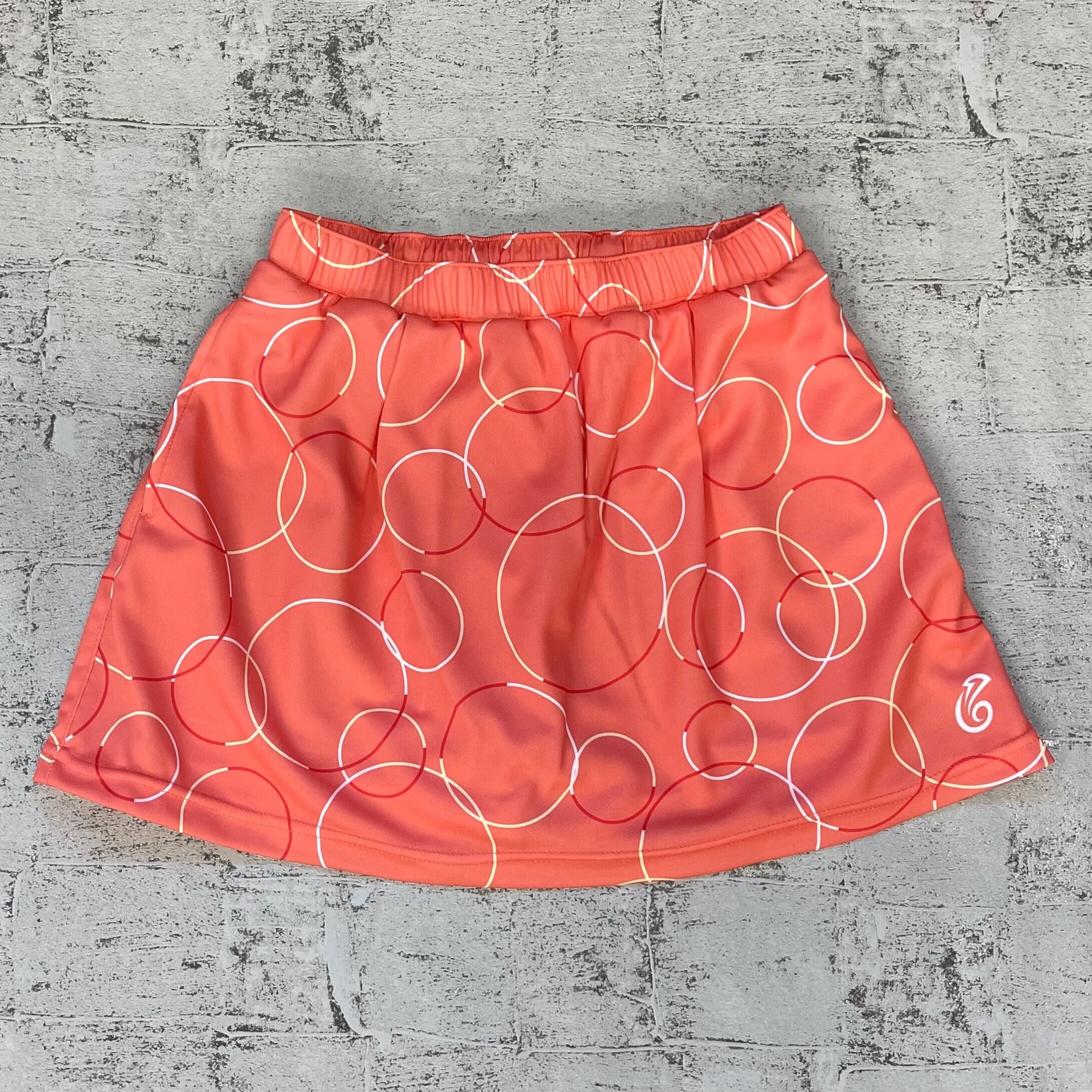 ジュニア 女子 スコート 25JLSKB【coral orange】