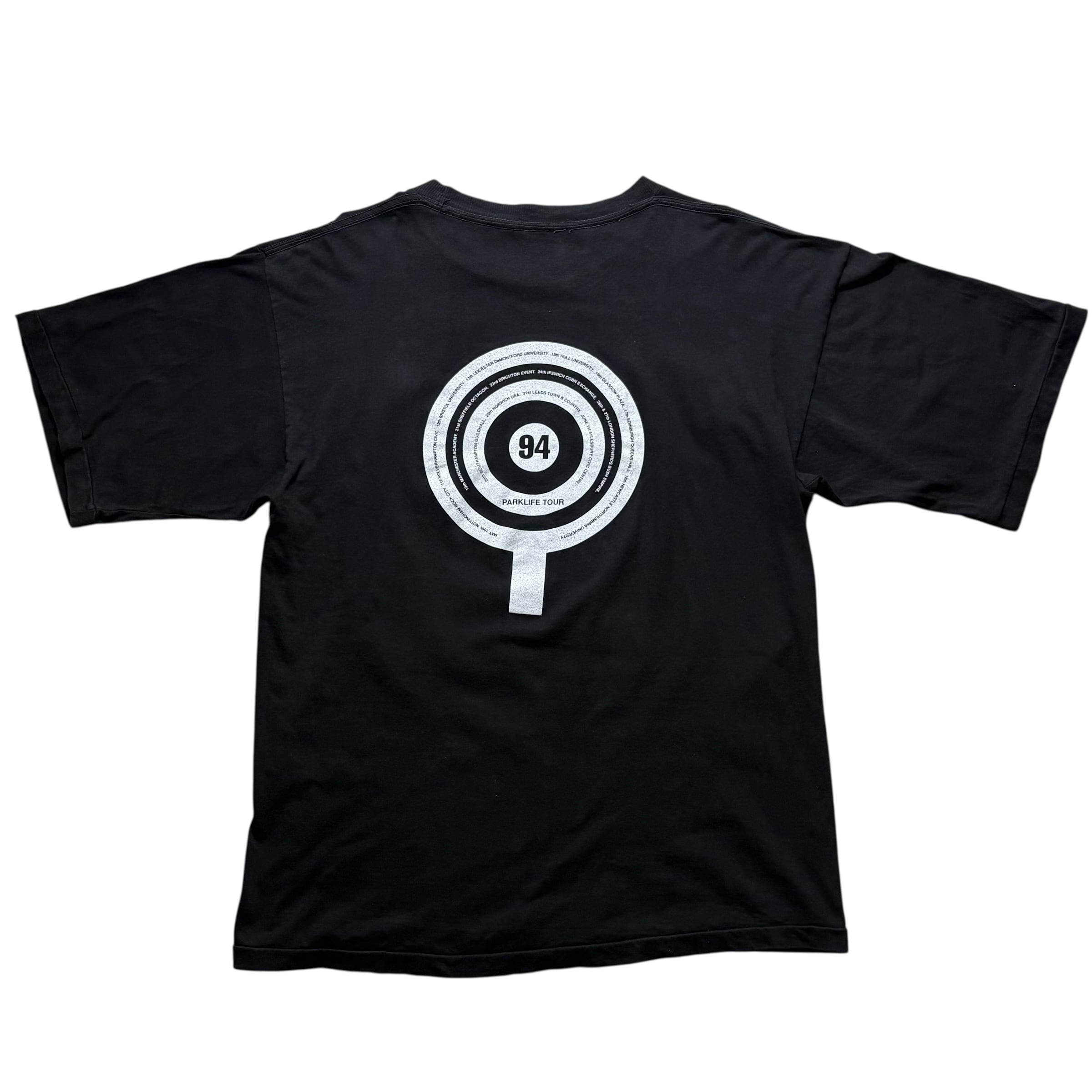 vintage 1994's BLUR music tour tee “PARKLIFE” | NOIR ONLINE