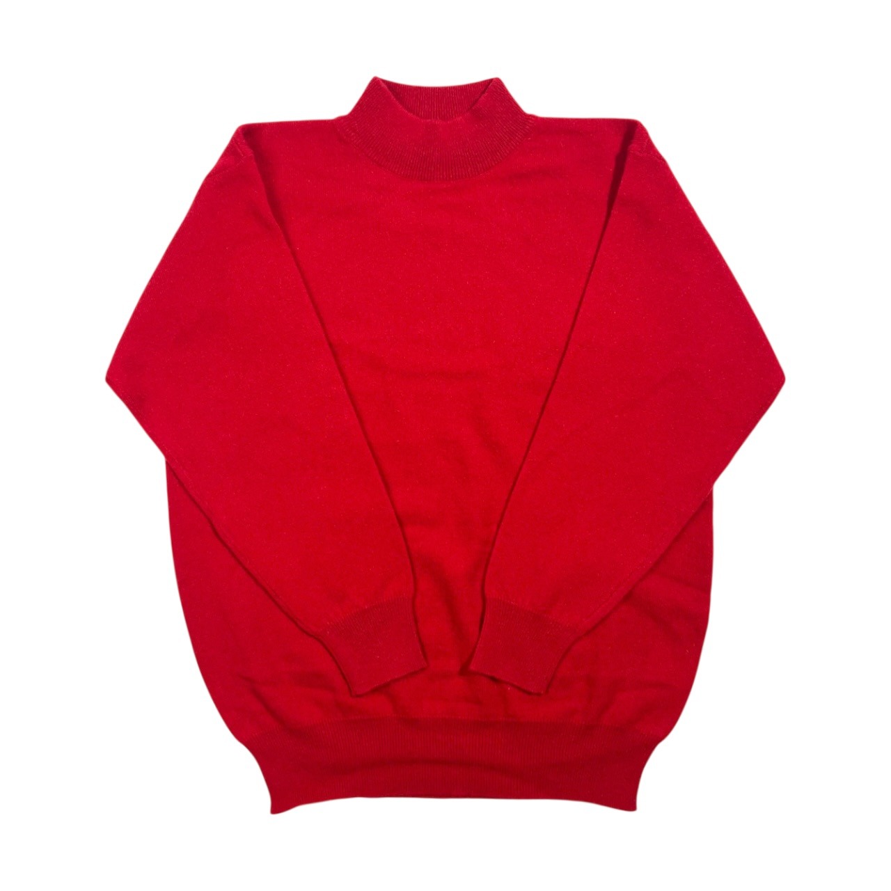 カシミヤ100% Exhibition エキシビション ニット セーター M/レッド系 メンズ