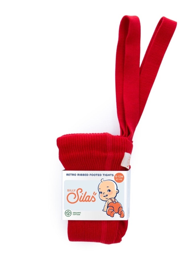 *SILLY Silas  Footed  Love Red