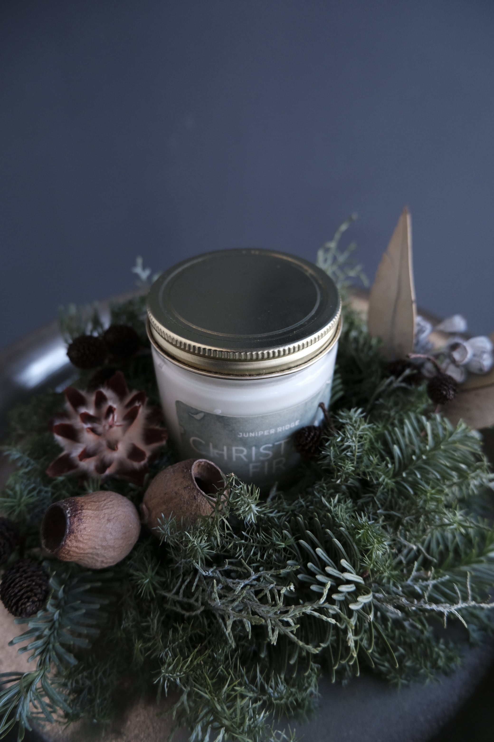 ホリデーギフトボックス (リース&キャンドル)