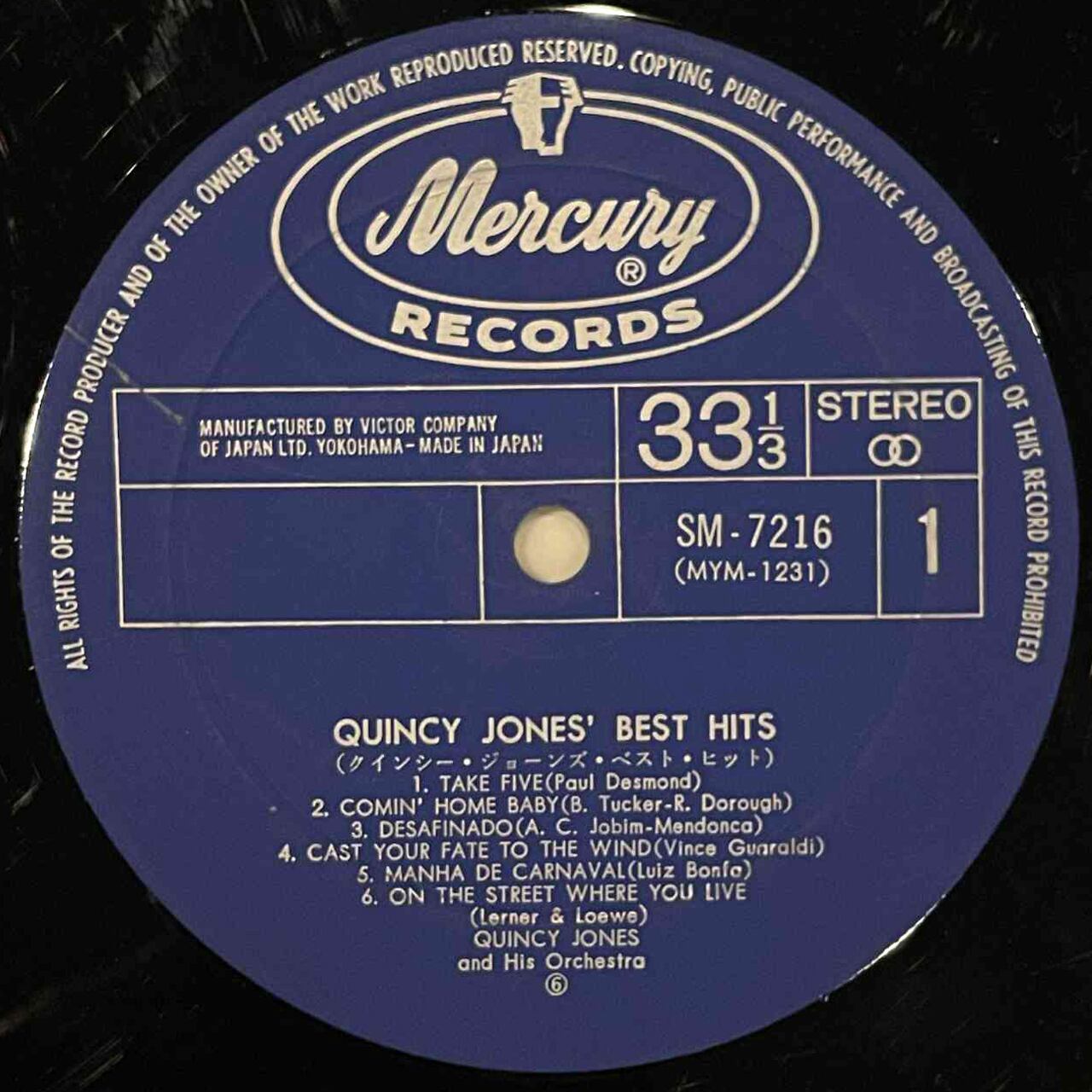 Quincy Jones – Quincy Jones' Best Hits (LP) | Underground Gallery