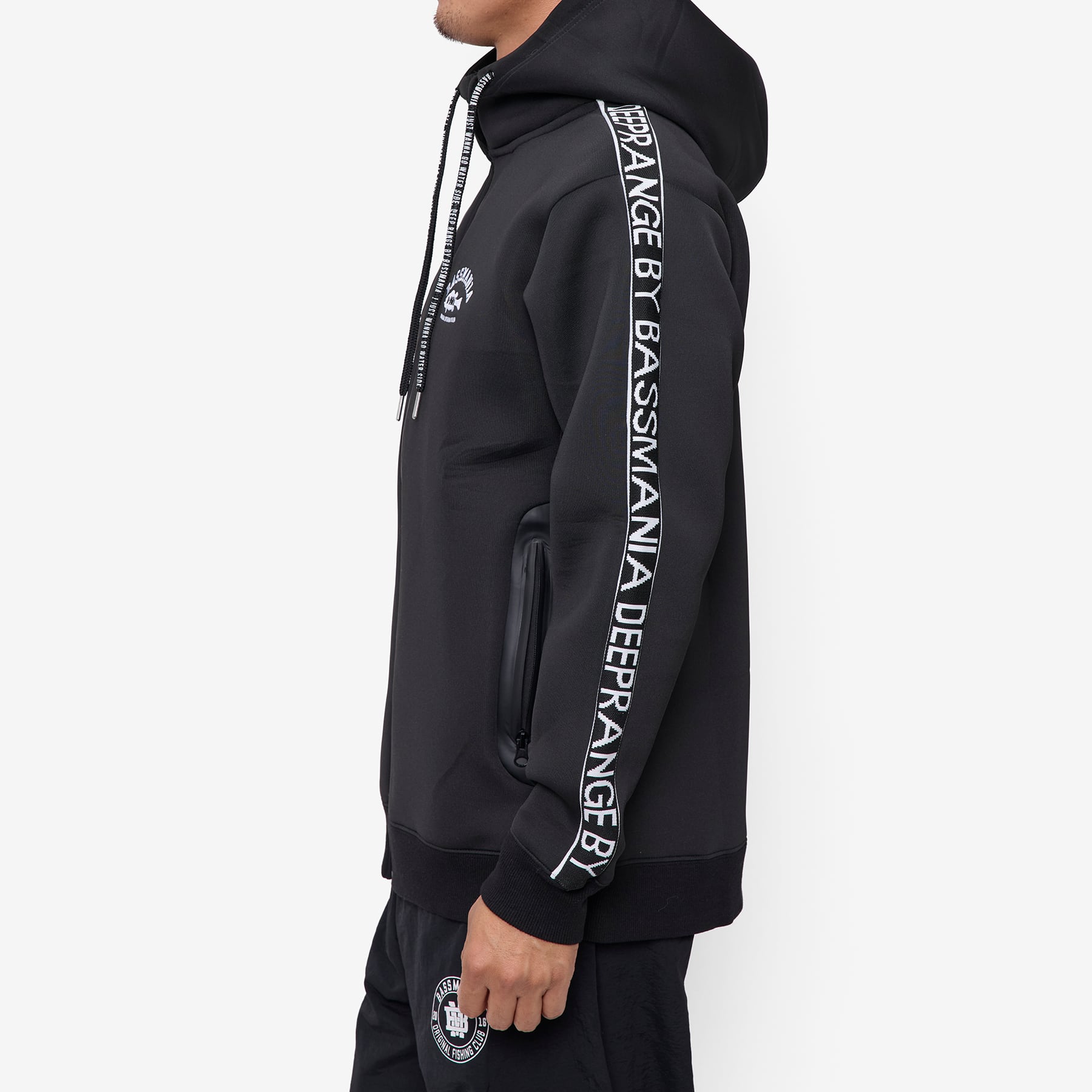 Emboss Logo Sponge Bonding Zip ［BLK］［LIMITED］ | bassmania.jp