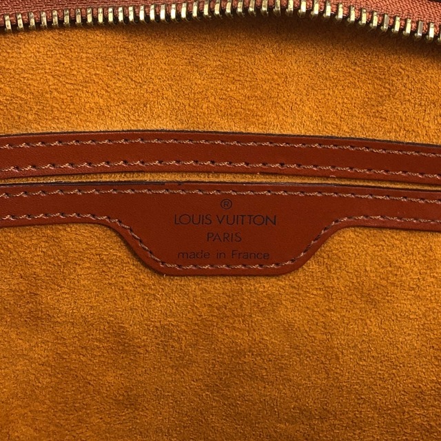 LOUIS VUITTON ルイヴィトン エピ トートバッグ ブラウン レザー サンジャック vintage ヴィンテージ オールド p6db2u