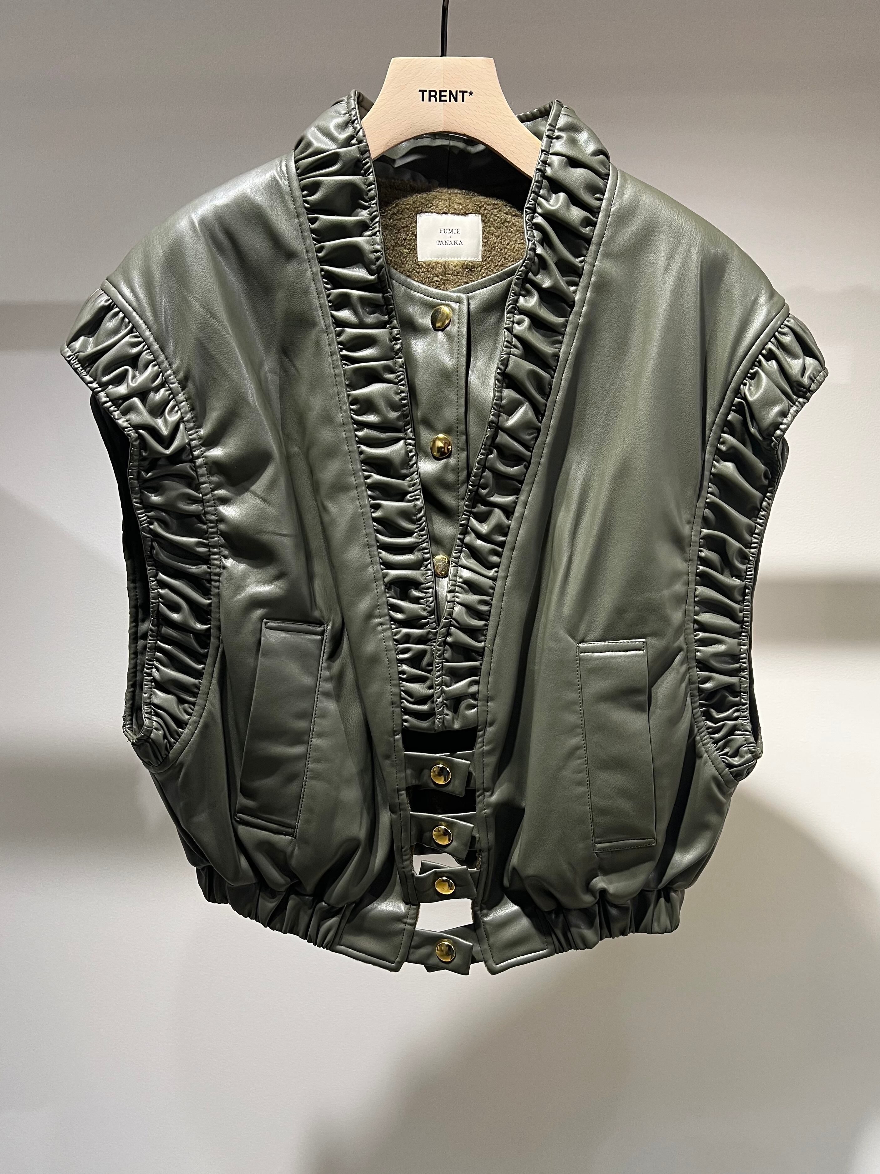 23AW再入荷】 FUNIE TANAKA フミエタナカ / GATHER VEST | TRENT 