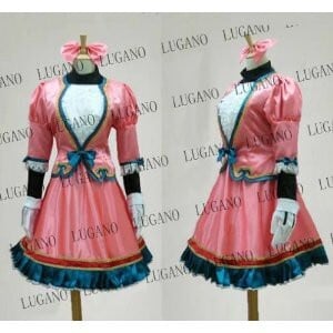 K1667 ディズニー ミニーマウス ランドホテル 風 コスプレ衣装 cosplay