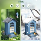 お家型 屋外用餌入れ リス バード フィーダー 3.63KGの両側重量