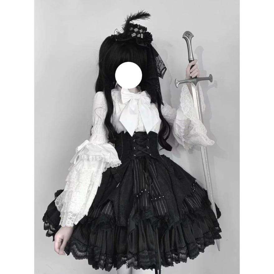 ゴスロリ通販 With U セットアップ ゴシックロリータ ダーク