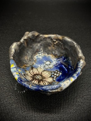 西美紀　｜【夢浪漫】酒杯、ぐい呑み　一点物　Title: Dream Romance — Guinomi (Sake Cup) Artist: Miki Nishi