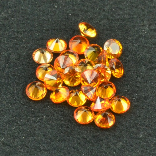 パパラチアサファイア ラウンドカット 3.0mm