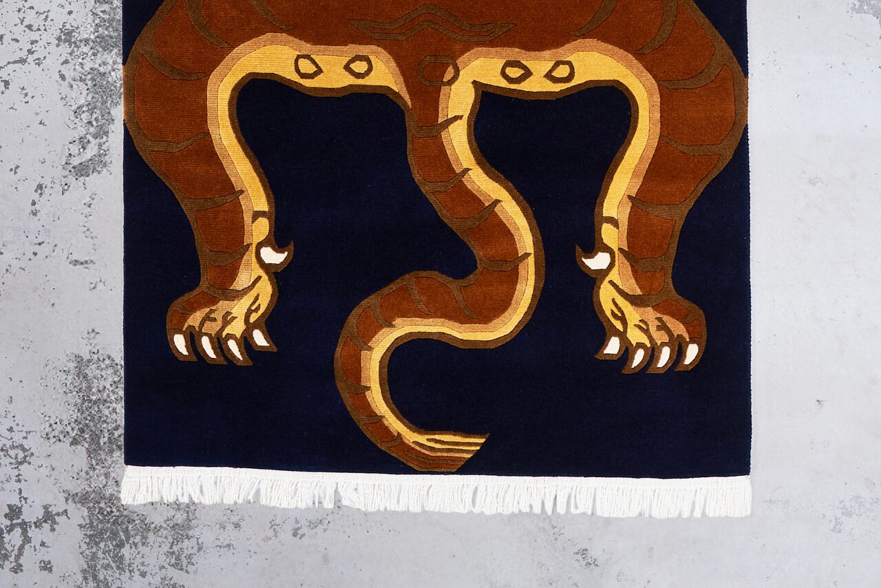 Tibetan Tiger Rug 《Lサイズ•プレミアムウール338》チベタンタイガー