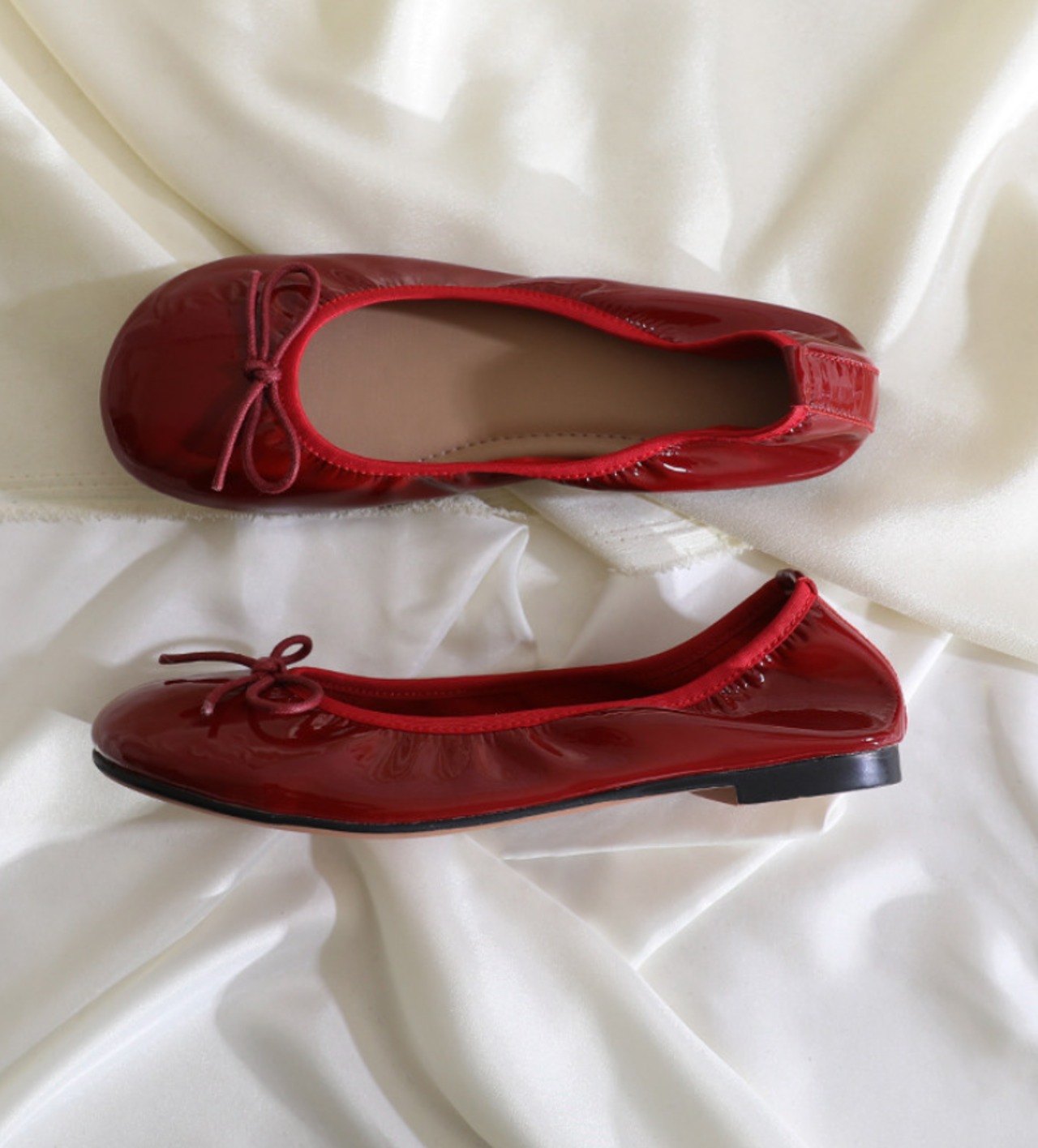 本革プリーツ・グランマシューズ・