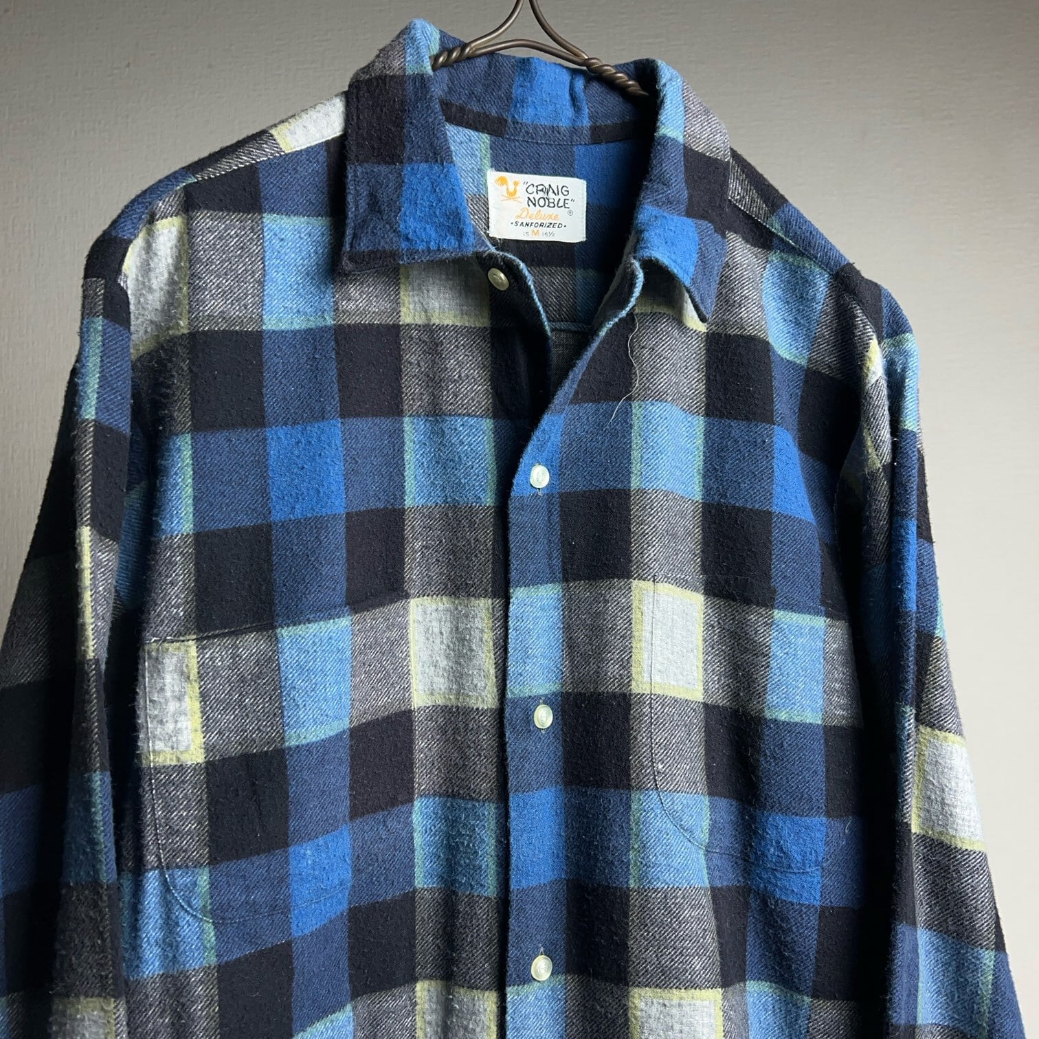 1960's CRAIG NOBLE Print Flannel Shirt 60年代 プリントネルシャツ