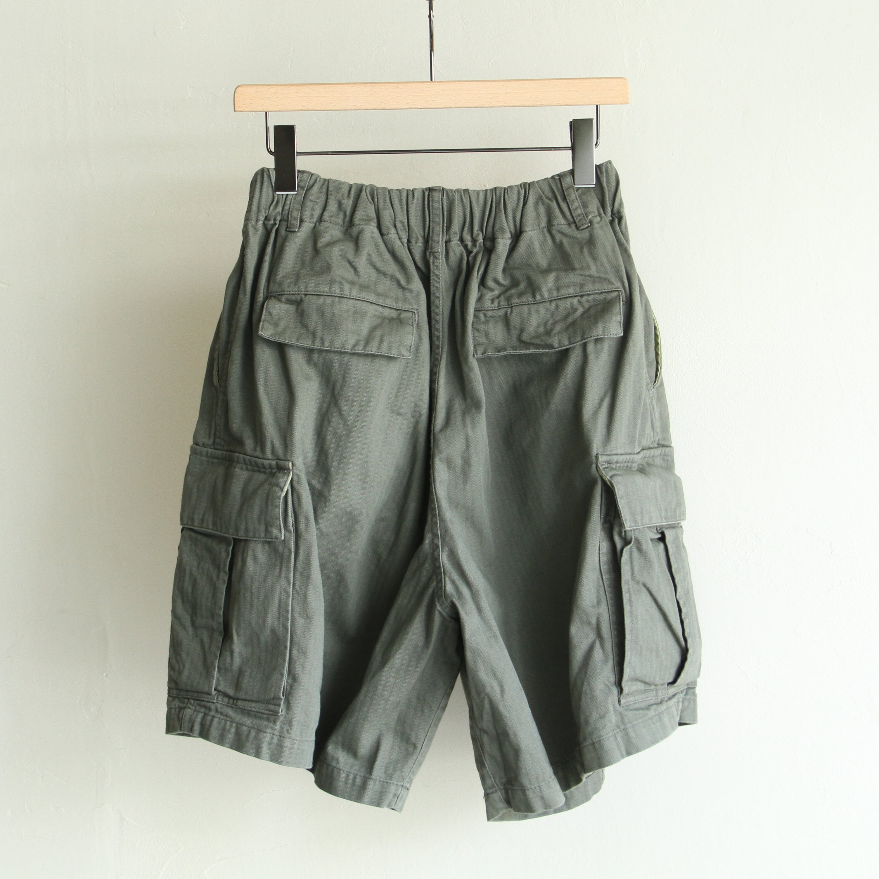 is-ness Herringbone 6-pocket shorts | Terminal