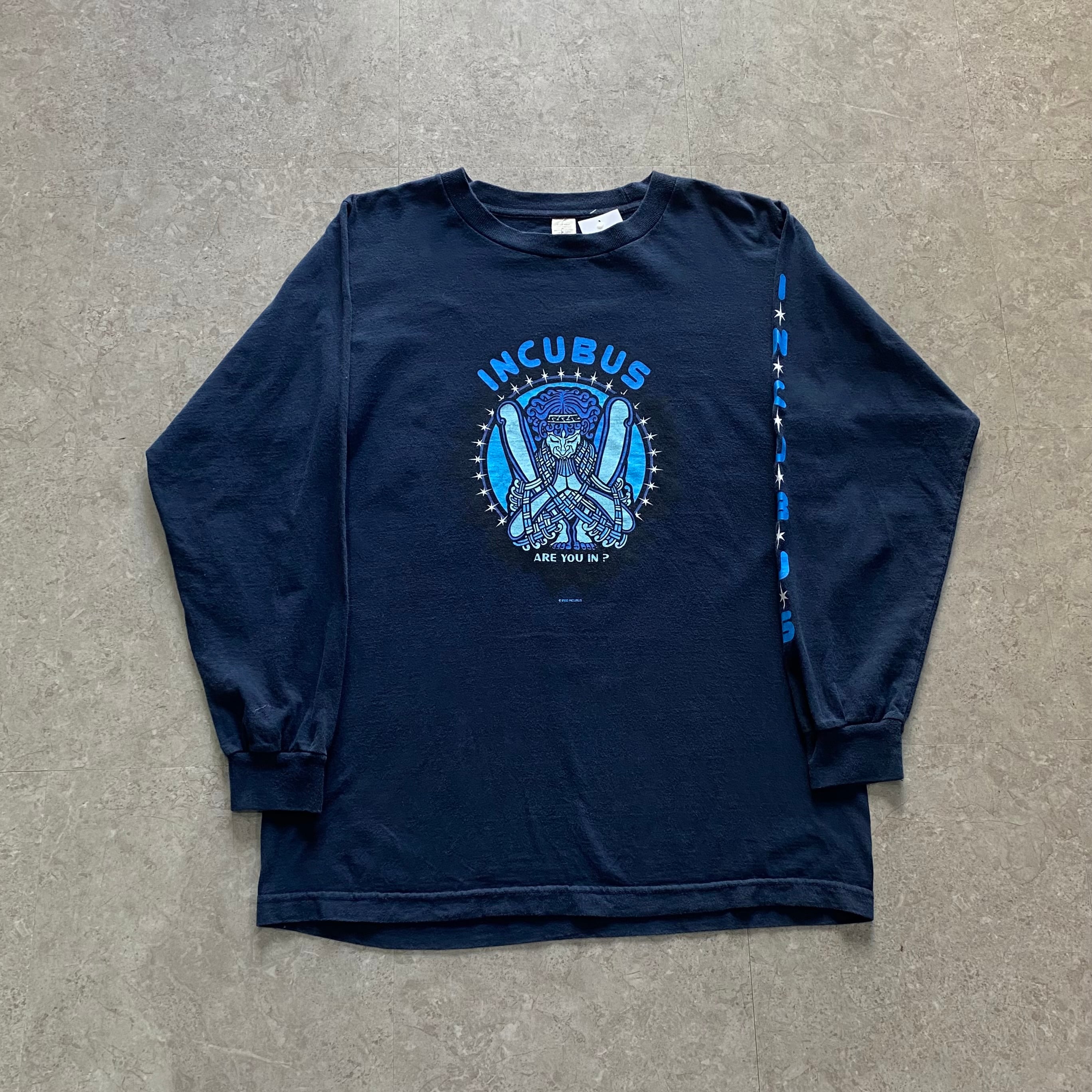 2002s incubus "ARE YOU IN ?" L/S T-shirt【仙台店】