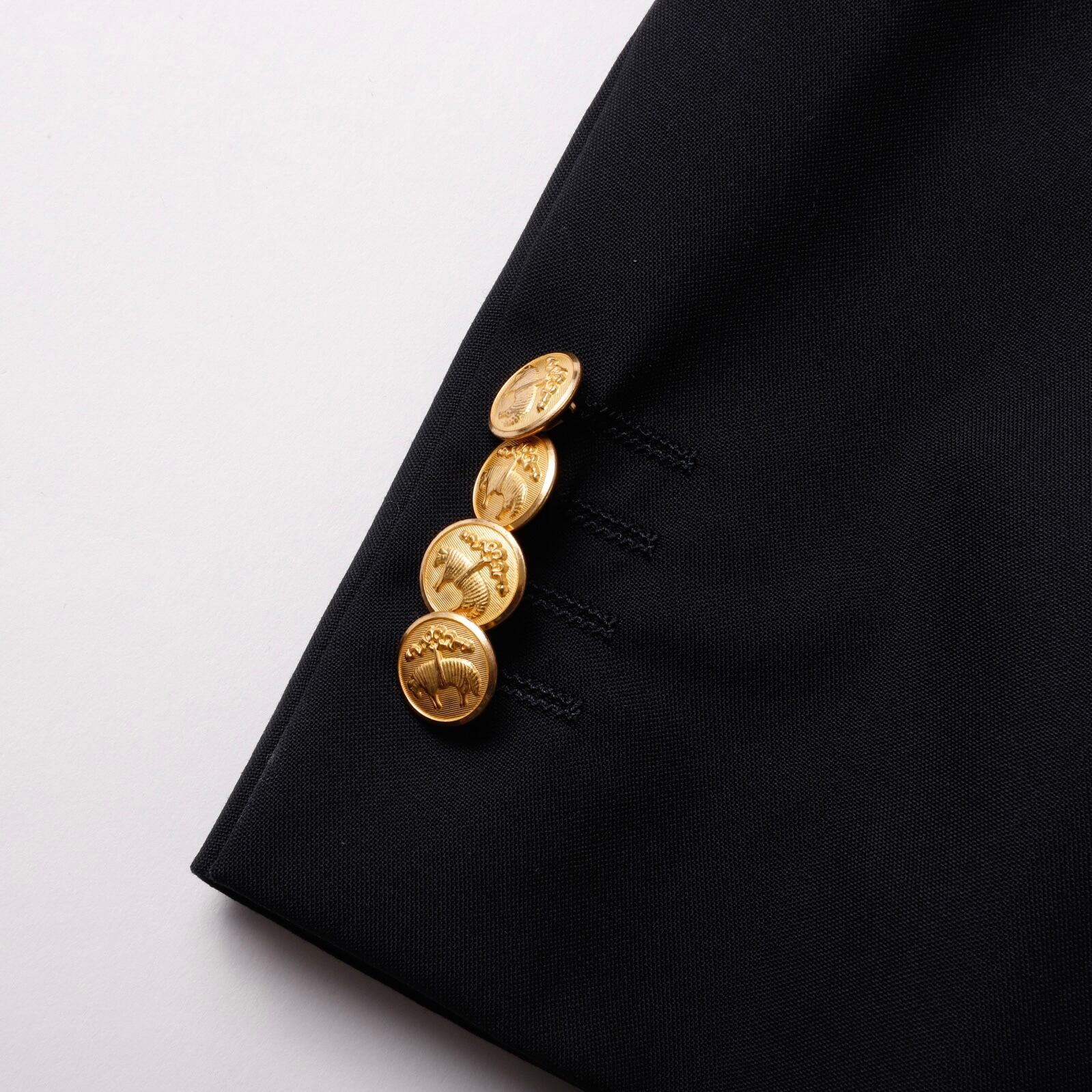 極美品】BROOKS BROTHERS Loro Piana wool Navy blazer size38 made in