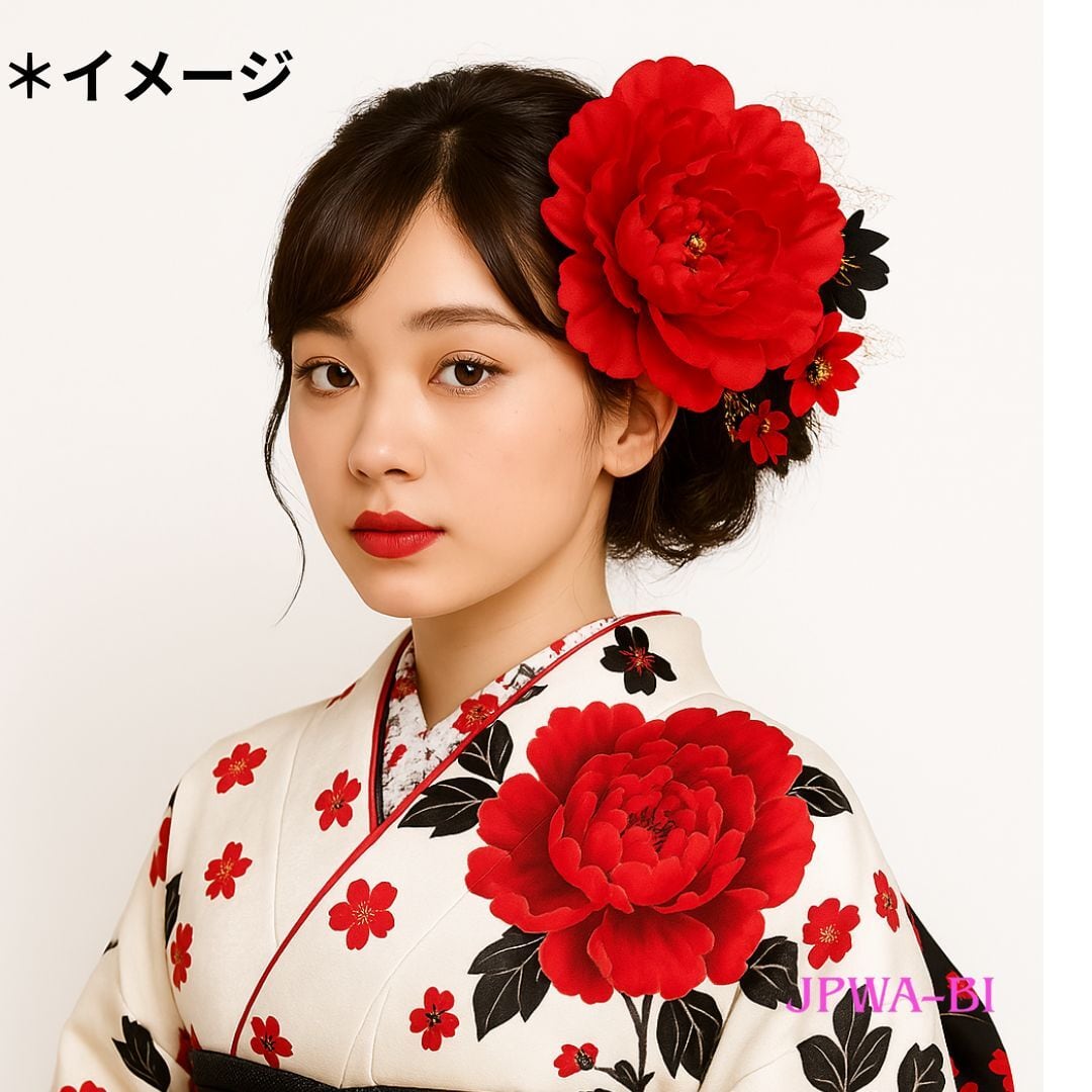 クールで大人な髪飾り・ヘッドドレス//着物・色ドレス/結婚式・成人式
