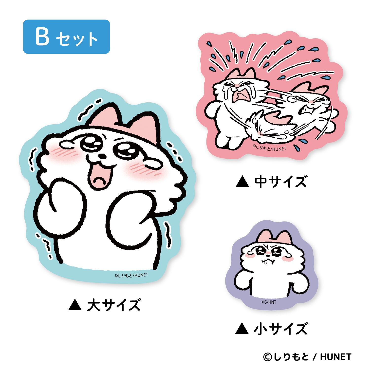 ステッカーコレクション【セット売り（10種コンプリート）】 ンめねこ