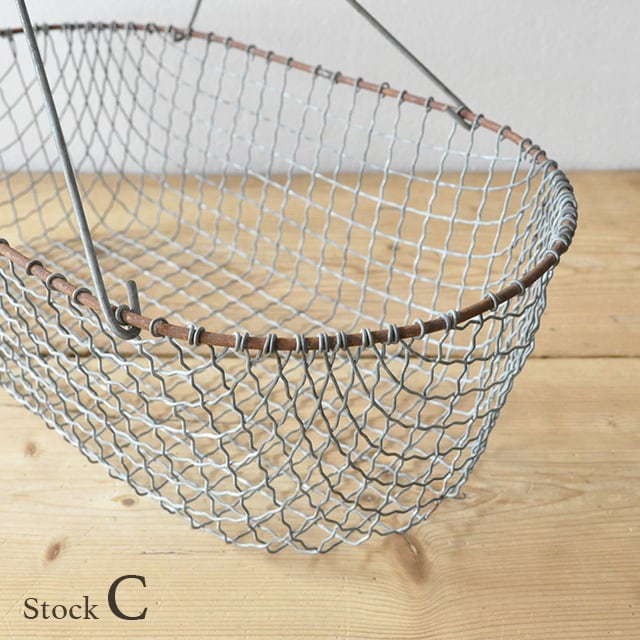 ヴィンテージ　ワイヤーバスケット Vintage Wire Basket【C】 / ヴィンテージ ワイヤー バスケット / 1911