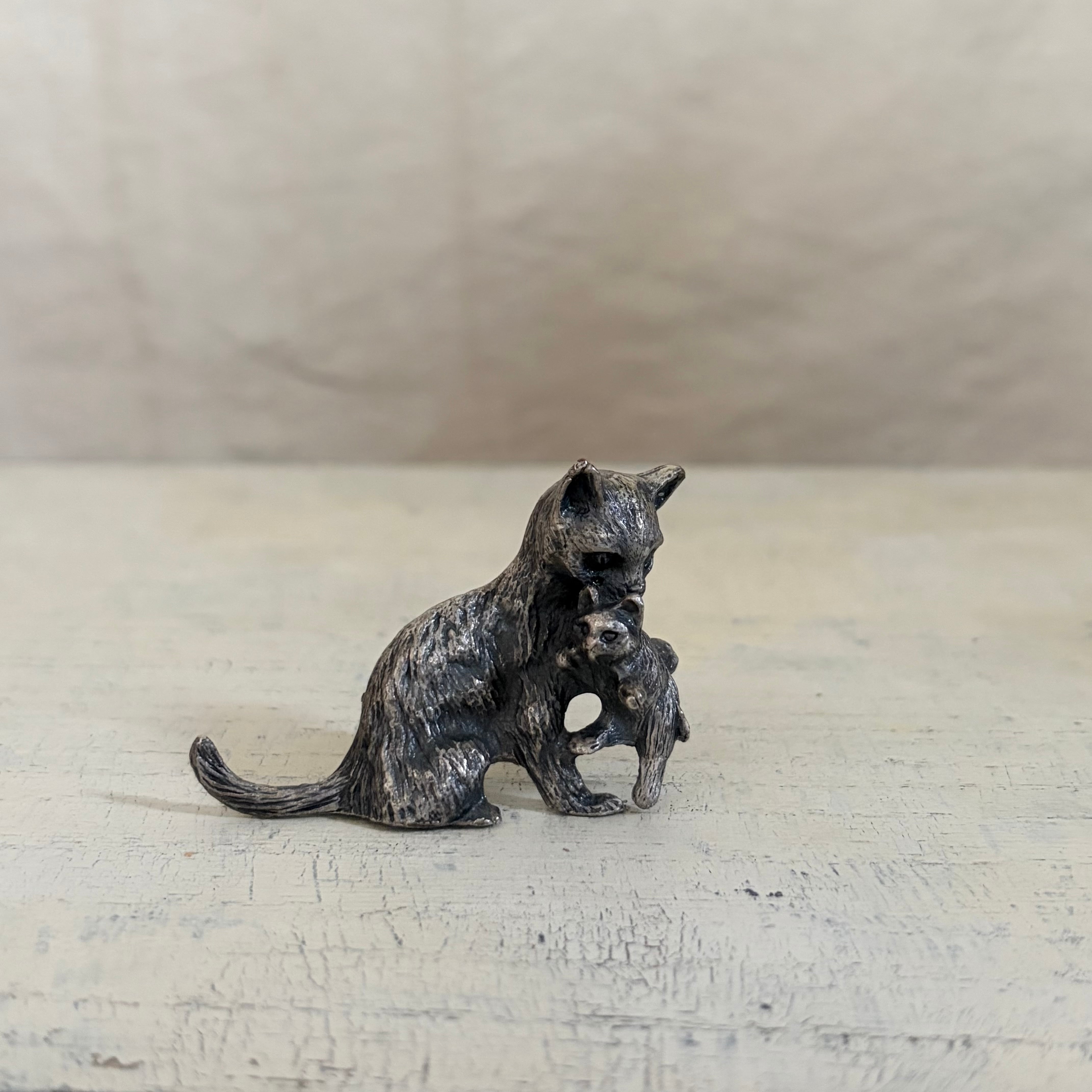 ねこ親子