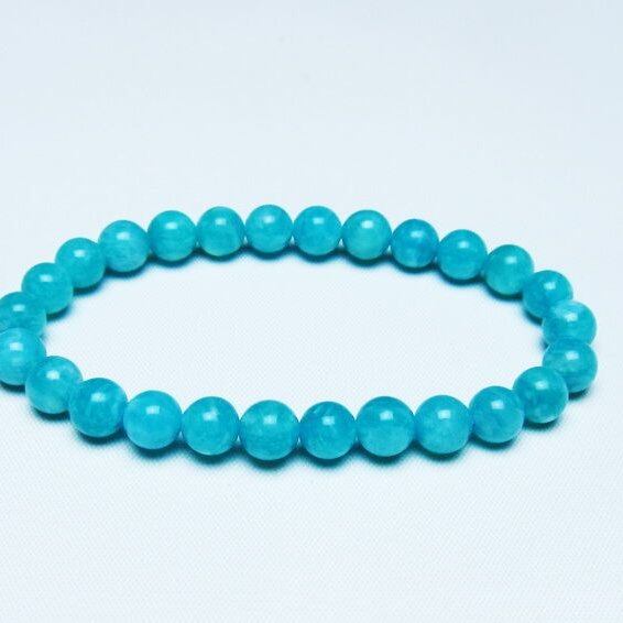 アマゾナイト ブレスレット 7mm 一点物 メール便可 [M便 1/10] 111-47817