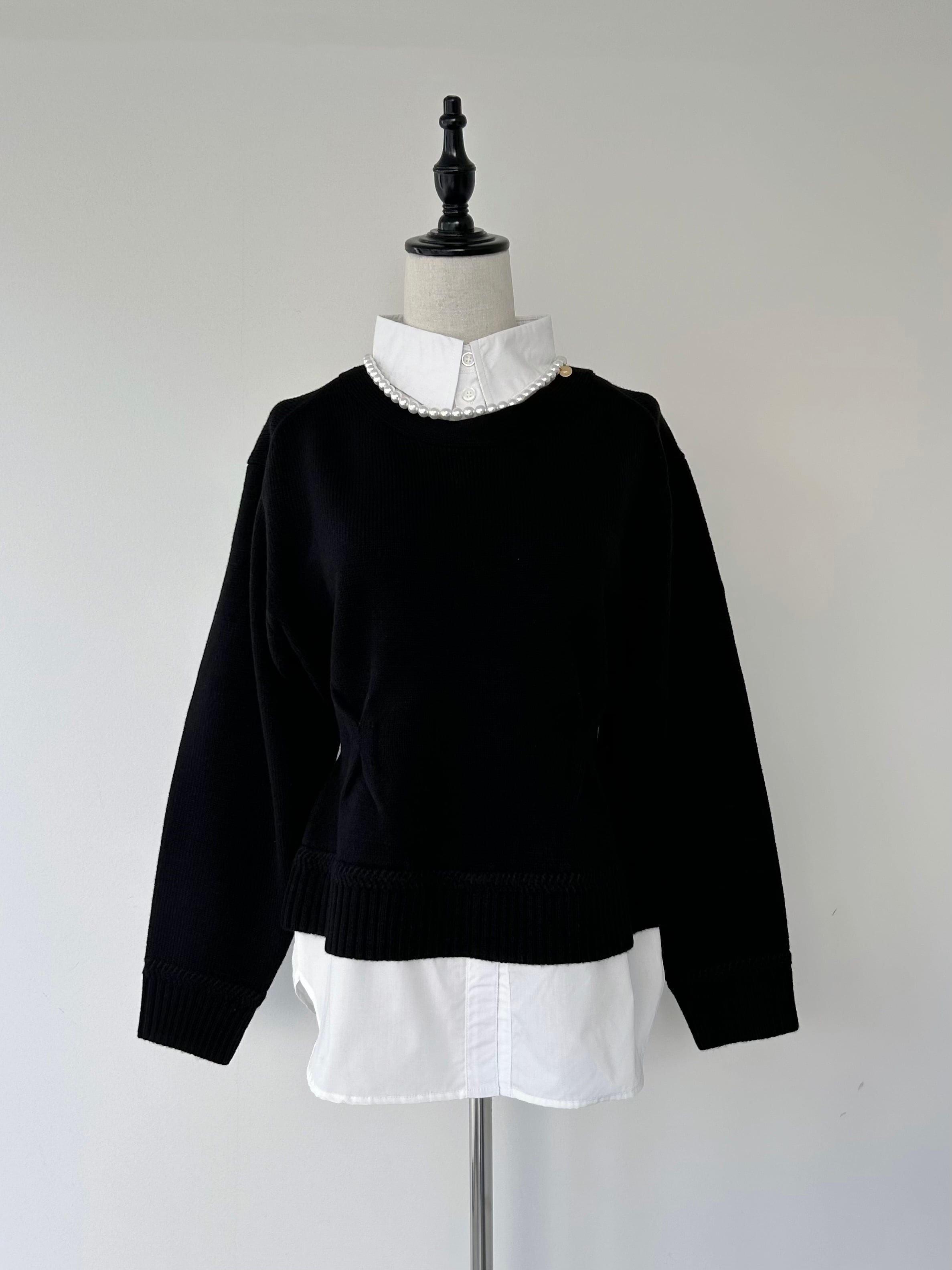 MUVEIL シャツニットプルオーバー | KOKO