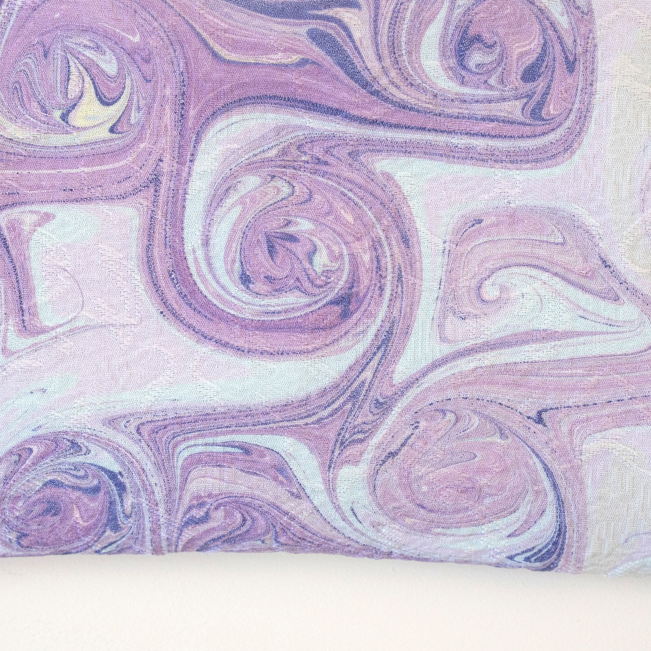 墨流しポーチ 〔ガラス工房の甘い香り〕