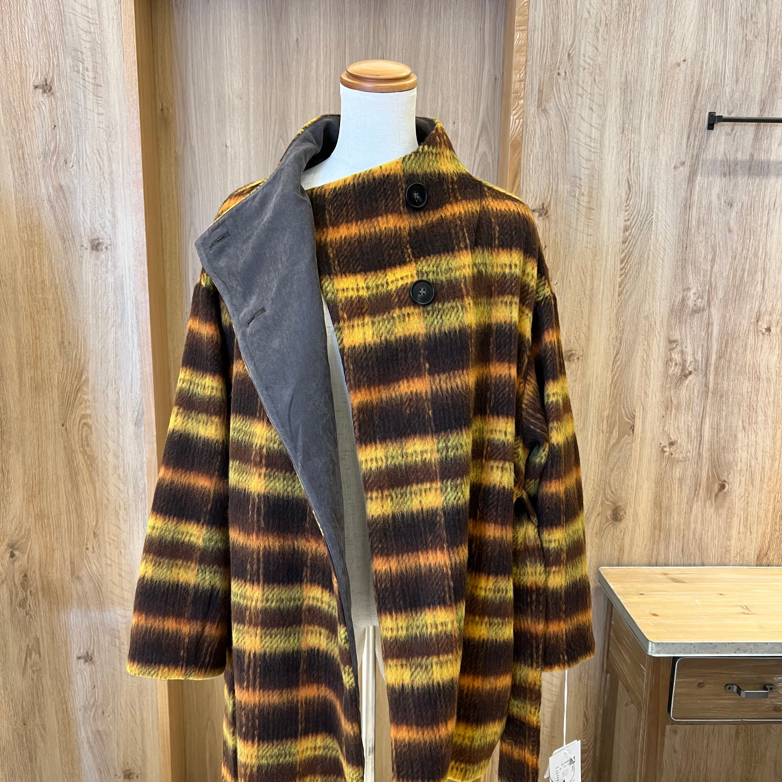 MIDVEIN【2026AW】チェックコート(N) | whispermusee