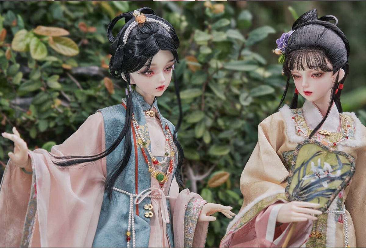 数量限定】フルセット◇Angell Studio◇ AS62cm「芳年録」林黛玉SP/紅