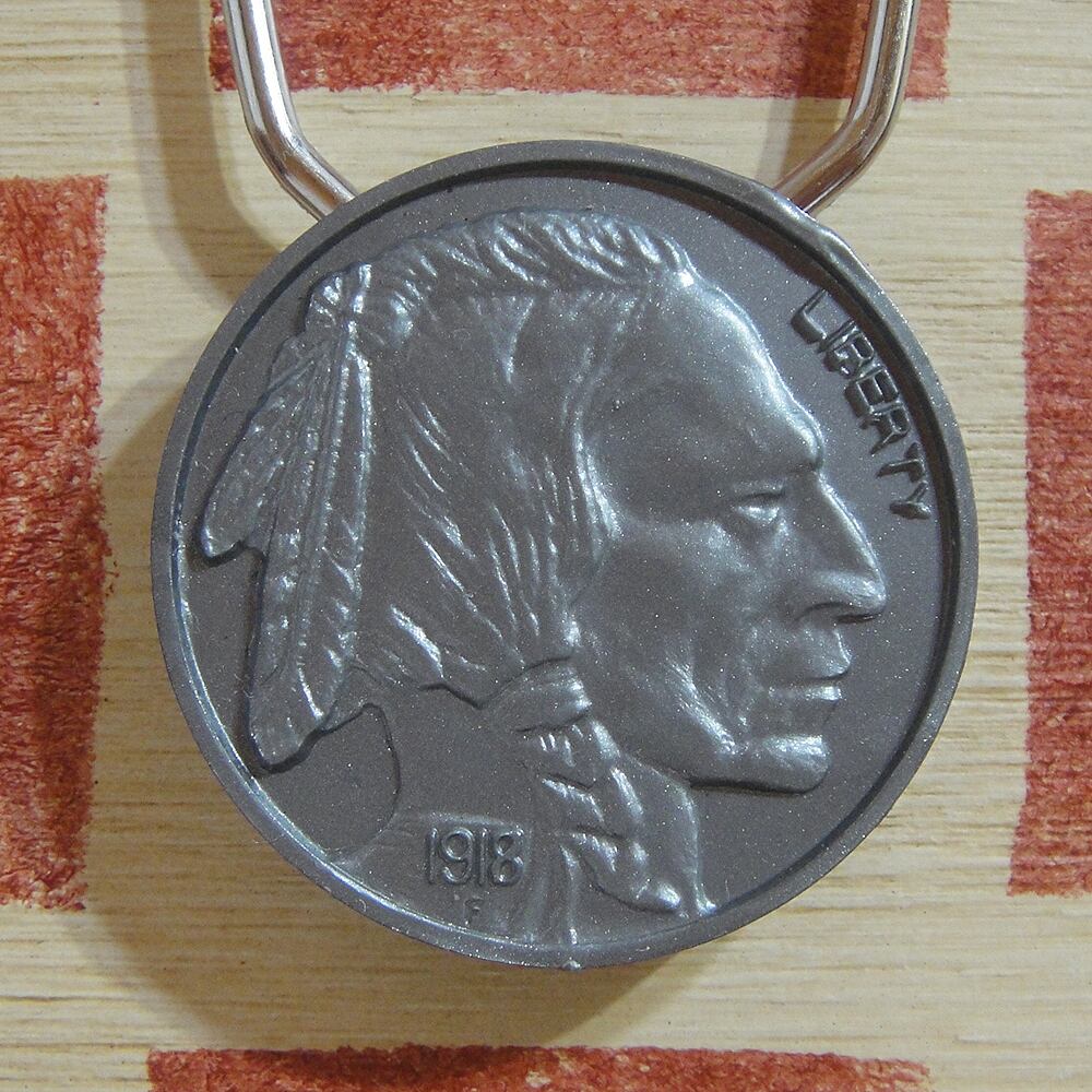 アメリカ RARE COIN SHOWRINGS 銀行ノベルティ ヴィンテージキーリング