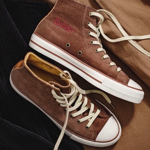 コーデュロイハイカットスニーカー　J0052