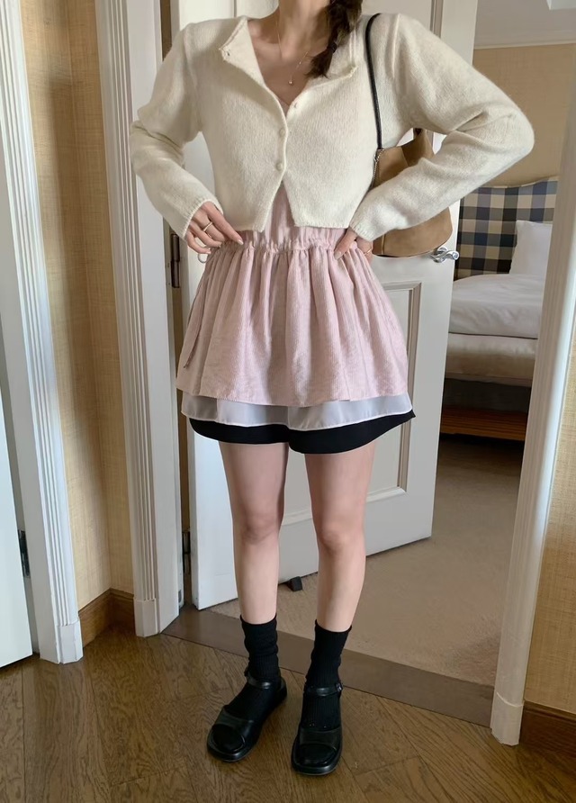 (予約) mellounge  / Ruffle frill buister 2color