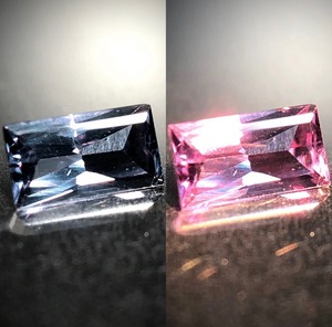 蠱惑のベキリーブルー 0.14ct 天然 カラーチェンジ ガーネット