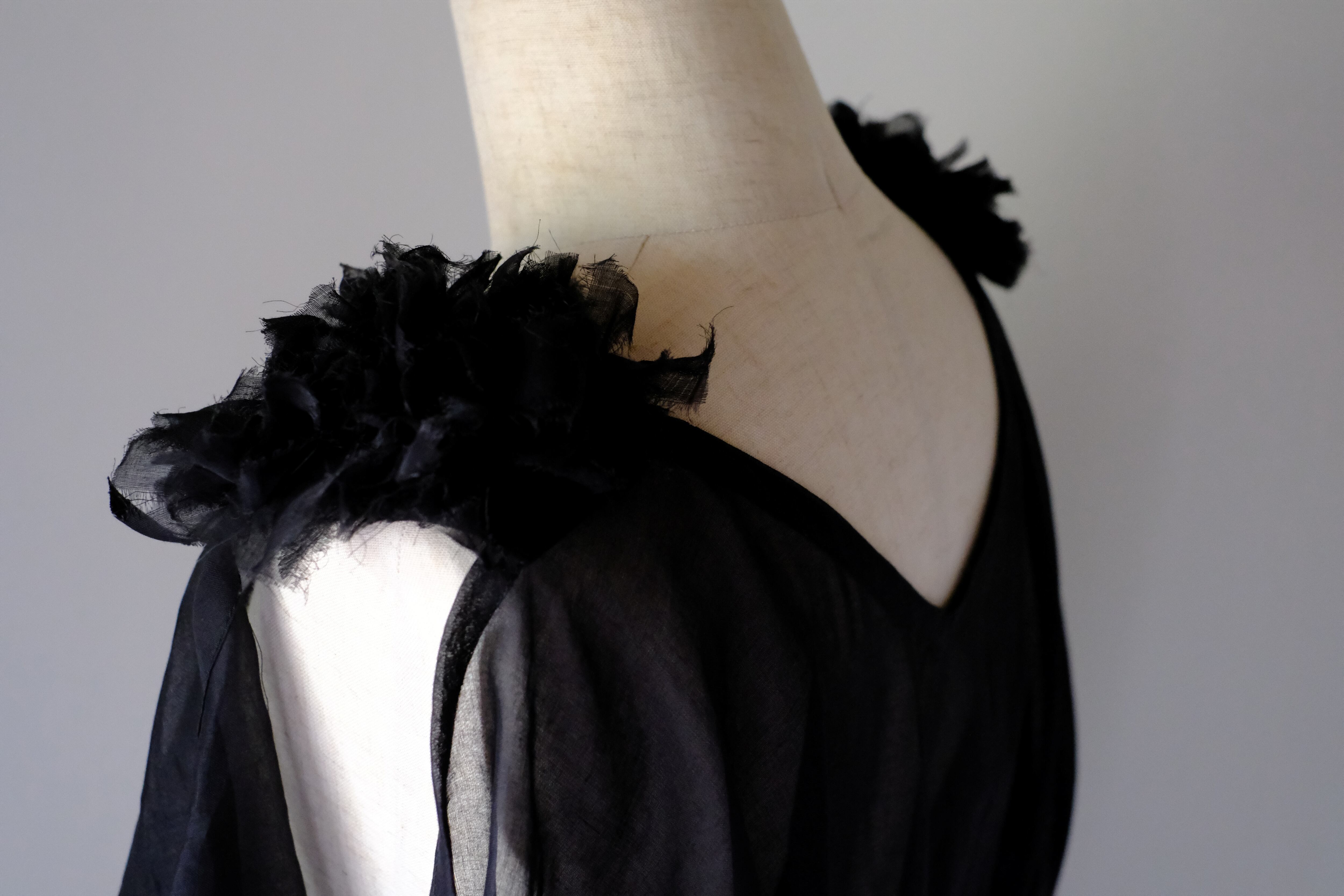 シアーワンピース cl-132(ブラック)