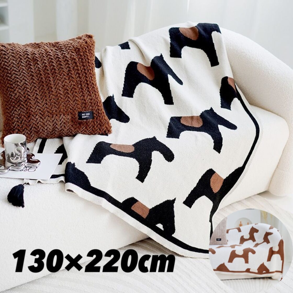 【期間限定SALE】新品 スウェーデン　ソファ　ブランケット　寝具 期間限定SALE】新品 スウェーデン ソファ ブランケット 寝具