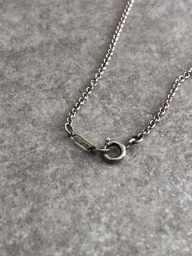 Tiffany & Co. ティファニー ネックレス シルバー×ゴールド シグネチャークロス 925/K18YG vintage ヴィンテージ オールド yx53pr
