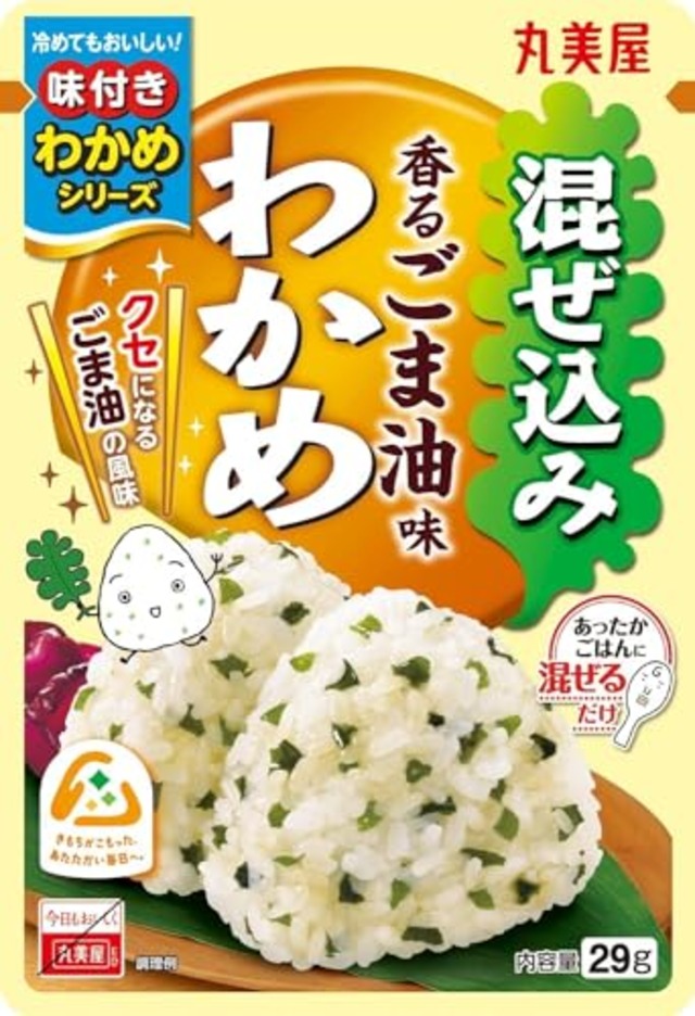 丸美屋 混ぜ込みわかめ 香るごま油味 29g